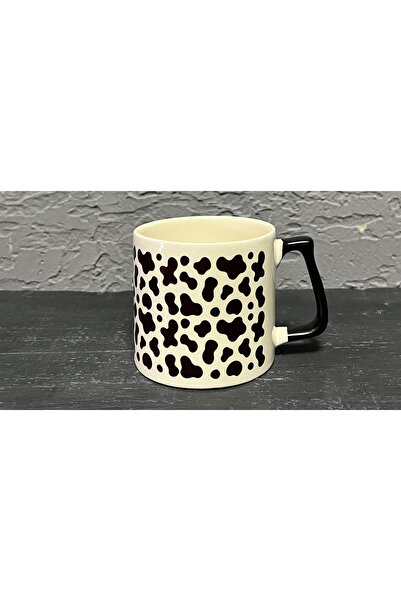 Kırtasiye Ofisi Speckled Patterned Black Handle Prime Office Gift Cup Mug Cup...