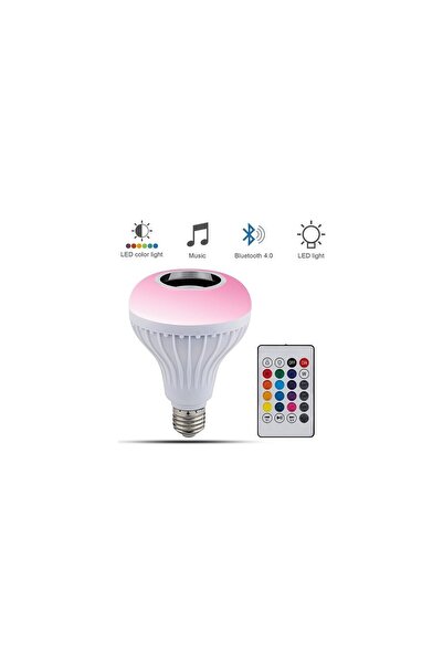 ebuuconcept Akıllı LED Ampul 12W RGB, Bluetooth Hoparlör ve Uzaktan Kumanda, ...