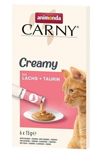 Animonda Snack Carny Somonlu & Taurinli Kedi Kreması 6X15 gr