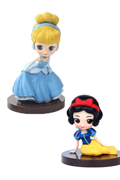PaBil Q Posket Disney Prensesleri Figür Oyuncak Set 2'li - Pamuk Ve Külkedisi...