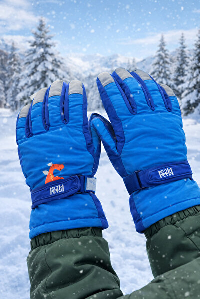 Muraty Kitti 4-9 Years Old Children's Boys' Snow Winter Gloves Lined Cold-Pro...