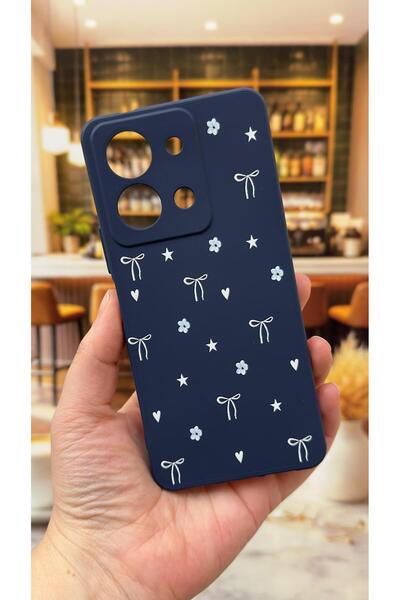 Vip Case Vivo Y36 Compatible Mini Bow Patterned Silicone Shock-Absorbing Clas...