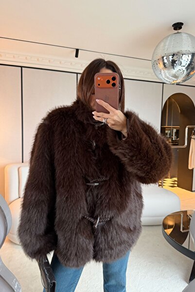 Özge Özgenç Premium Oversize Kürk Robin