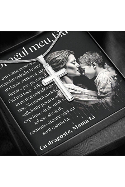 OEM Son Gift - Necklace with Cross and Love Message