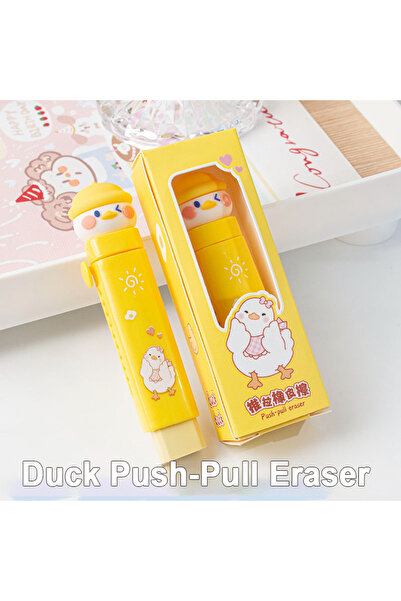 choice2 ممحاة كرتونية إبداعية على شكل بطة لطلاب المرحلة الابتدائية، ممحاة لطي...