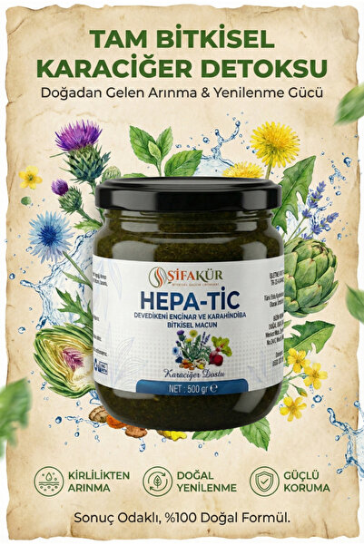 ŞİFAKÜR BİTKİSEL SAĞLIK ÜRÜNLERİ Hepa-Tic Devedikeni Enginar Karahindiba Ekst...