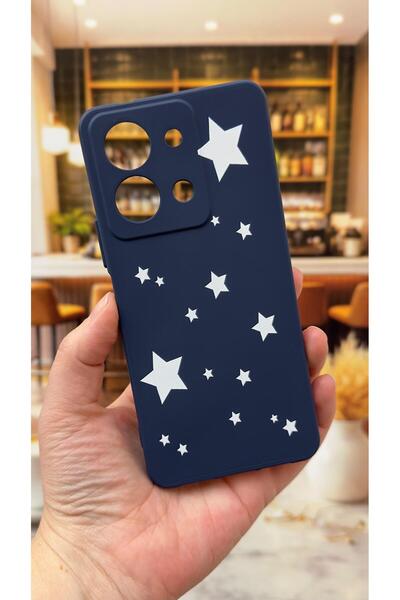 Vip Case Vivo Y36 Compatible Mini Star Patterned Silicone Shock-Absorbing Cla...