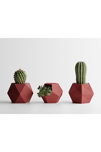 Sani Set of 3 pots, Atina, 104 x 119 x 80 / 110 x 105 x 80 / 99 x 94 x 80 mm,...