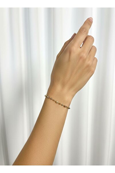 kuyumcu nurettin 2,80 gr (GRAM) 3 Renkli Arpa Boylu Dorika Toplu Bileklik Kün...