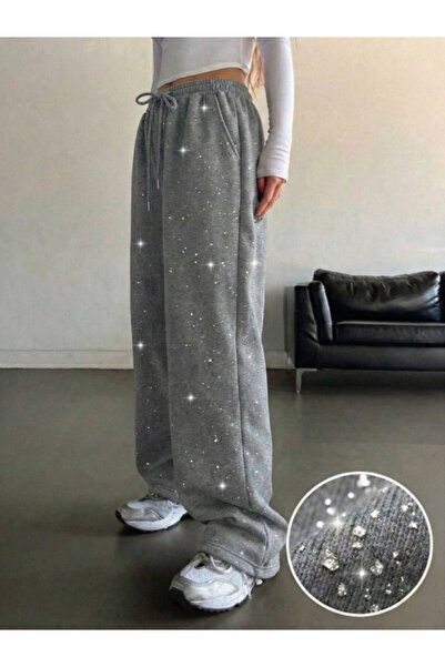 DREICH Simli Galaksy Effect Ov Oversized Aggy Tracksuit Bottoms