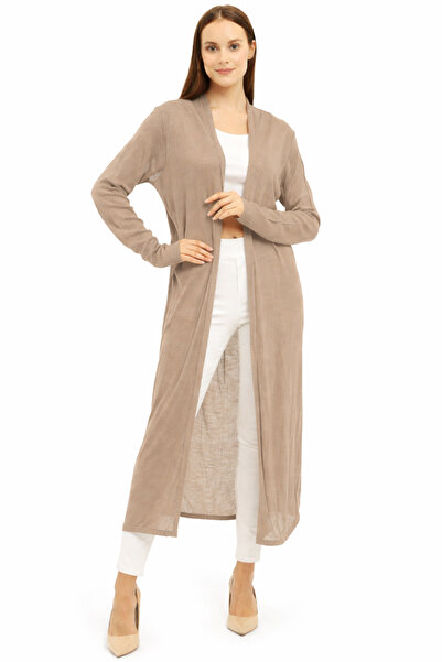 Neden Tekstil Long Thin Knitwear Cardigan Straight Cut m Transitional Loose C...