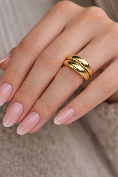 Jack Ferrero Kadın Gold Tasarım Yüzük