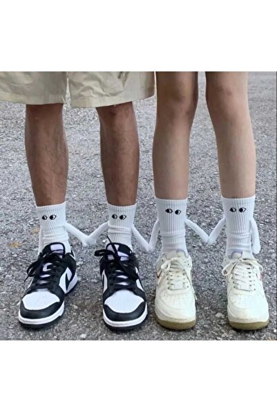 MG ÇORAP 2-Piece Holding Hands Magnetic Couple Socks