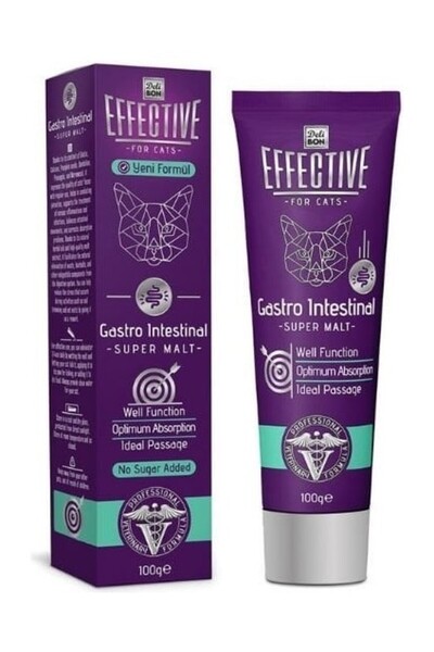 Delibon Effective Gastro Sağlığı Destekleyici Kedi Malt Macunu 100 gr