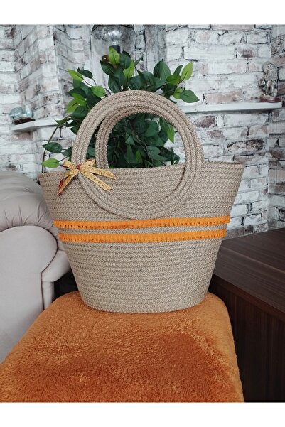 bayram taşcıoğlu home desing حقيبة يد شاطئية من القش للعطلات اليومية