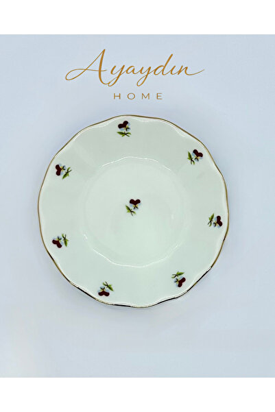 Porland Mor Hercai Çay Tabağı 6’lı Set – AYAYDIN HOME