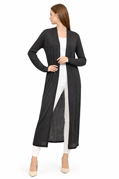 Neden Tekstil Long Thin Knitwear Cardigan Straight Cut m Transitional Loose C...
