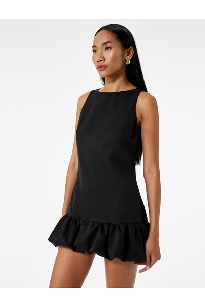 Koton Rochie de damă 6WAK80036UW NEGRU