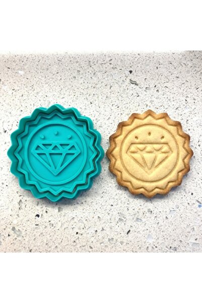 Craftelle Gem Cut Diamond Shaped Cookie Mold |   Clay and Sugar Dough Sculpti...