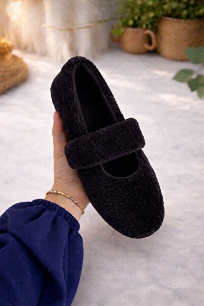 SAHRASHOES Yumuşak Peluş Kadın Ev Babeti