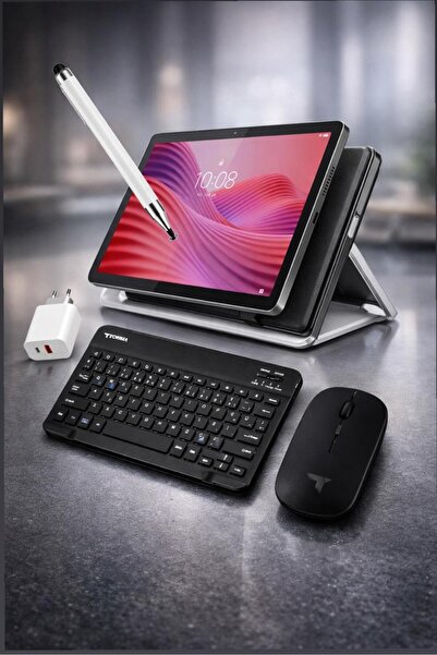 LENOVO Tab M10 4GB RAM 128 GB HAFIZA 10.1"İNCH GR TABLET+ŞEFFAF KILIF+SİYAH K...
