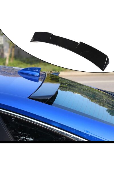 Harphour Honda Civic Fe1 2022+ Uyumlu Cam Üstü RS Spoiler Pianoblack İthal AB...