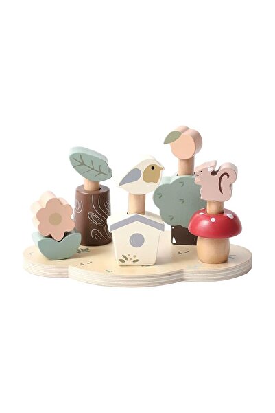 Denn Store Jucărie Montessori din lemn – Pop Up Toys, cu figurine colorate 12...