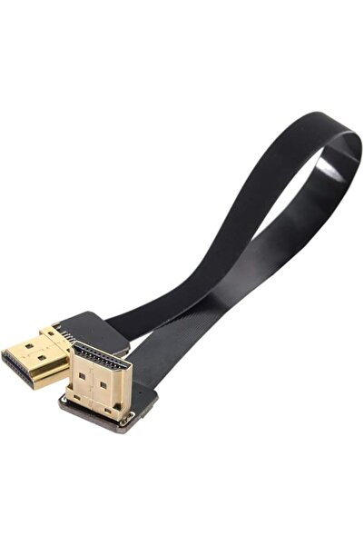 The Bros CYFPV FPV HDMI Male to Up Angled 90D HDMI Male HDTV FPC Flat Cable f...