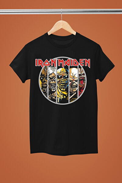 MAGORS TRIUC ROCK REGULAR MÂNĂ SCURTĂ BUMBAC IMPRIMAT IRON MAIDEN