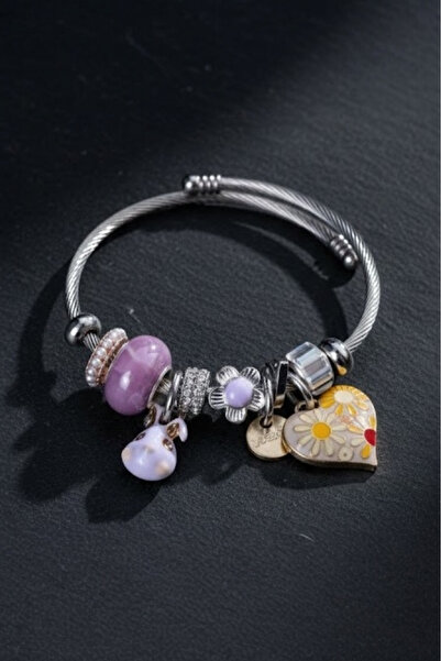 DİAVENTA TAKI VE AKSESUAR سوار عصري أنيق من الفولاذ 316L طراز باباتيا