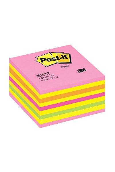 Generic Brand Hârtie adezivă pentru notițe POST-IT 2028-NP 76x76 450 coli roz