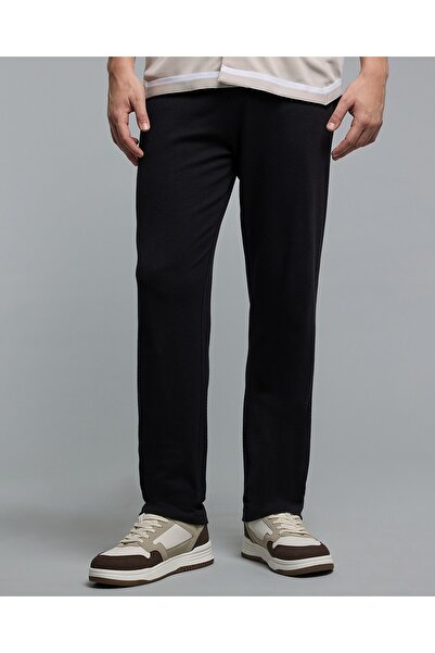 R&B Solid Lounge Pants With Drawstring Waist