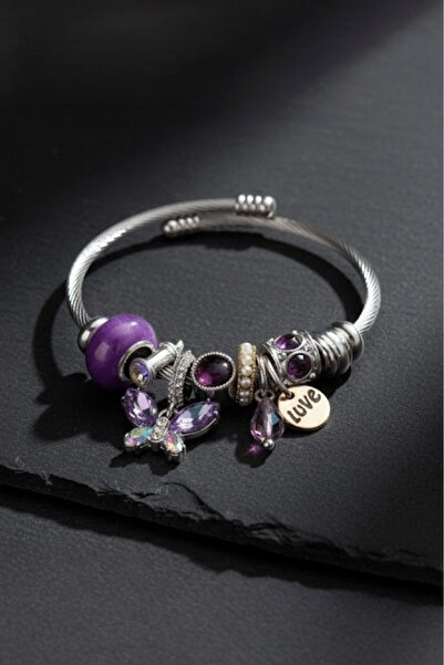 DİAVENTA TAKI VE AKSESUAR سوار عصري أنيق من الفولاذ 316L طراز باباتيا