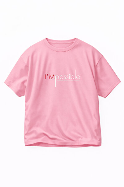 LORVEX T-Shirt Unisex Oversized 100% Cotton Comfortable Fit I'M Possiblee Pri...