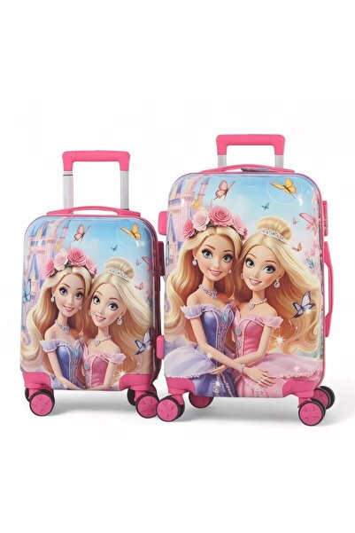 AVIATOR طقم شنط سفر اطفال تتزين بشخصيات مختلفه - مكون من 2 قطعتين مقاس 20 بوص...