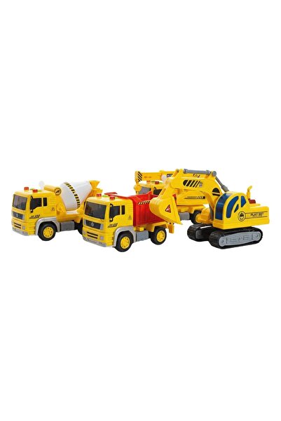hak-iş oyuncak 1:20 Scale Light and Sound Construction Vehicles