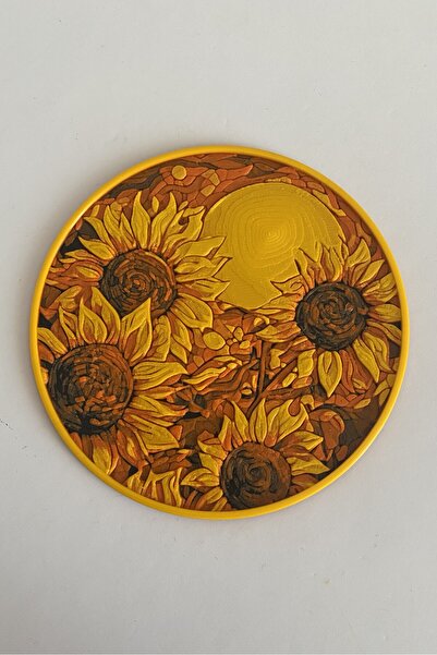 Good To Glow Ayçiçekleri Kabartmalı Dokulu Bardak Altlığı – Van Gogh İlhamlı ...