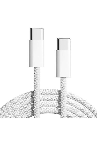 The Bros كابل USB من النوع C مضفر بطول 1 متر، يدعم الشحن السريع بقوة 60 واط، ...