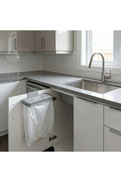 OEM Garbage bag holder with lid, drawer or cabinet holder, plastic, 24x5.5x13cm