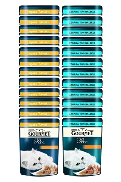 Gourmet Gold Gourmet Perle Izgara Tavuk-Ton Karışık Yaş Kedi Maması 85 gr (24
