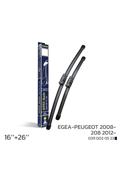 Niken Egea 2016- / Peugeot 2008/208 2012-Araca Özel Silecek