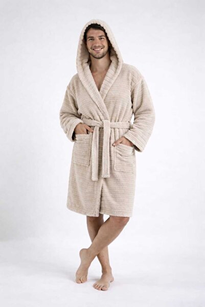 CASPARA Premium Unisex Bathrobe I Wellsoft Plush I Hooded Men's and Women's B...