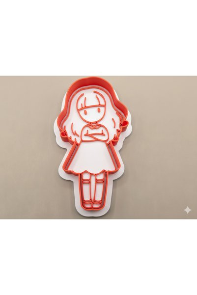 BNB ART Gorjuss Girl Cookie Mold