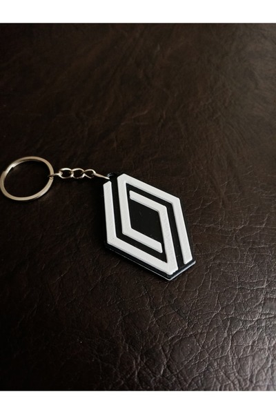 TNA3D Renault Anahtarlık - Çift Taraflı - Kabartmalı - PLA Plastik