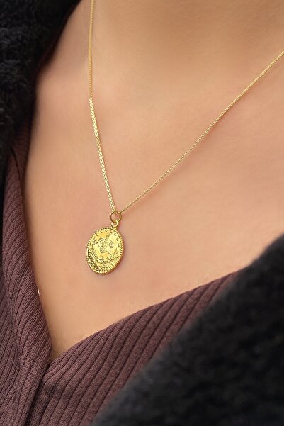 Altınaşkı Bismark Zincirli Tuğra Altın Kolye