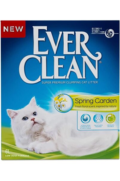 Ever Clean Spring Garden Taze Çiçek Kokulu Kedi Kumu 6 Lt