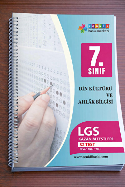 Yetsis Yayınları LGS 7. Sınıf Din Kültürü ve Ahlâk Bilgisi Kazanım Testleri