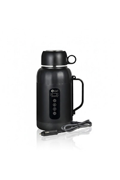 DLC Electric Car Kettle & Thermos – 1.5L – Digital Display – Stainless Steel ...