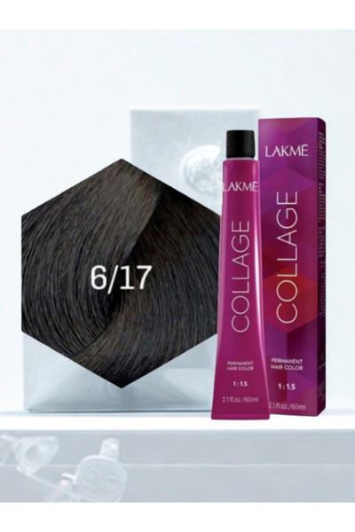 Lakme Collage Lakme Collage 6/17 Hair Dye – Dark Ash Blonde – 60ml
