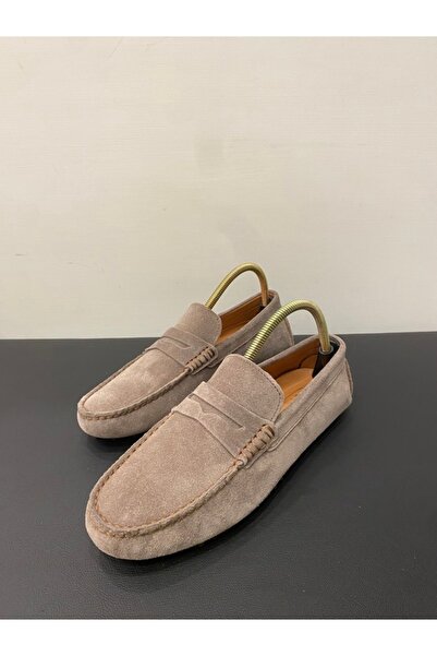 Özay Erkek Süet Hakiki Deri Loafer Ayakkabı